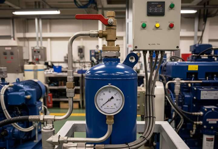 Control del acumulador de nitrógeno Francia