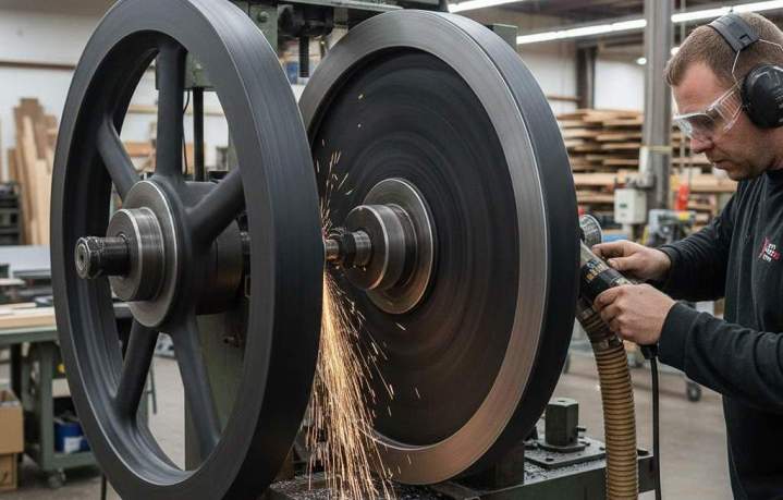 Professional Band Saw Wheel Grinding Service France